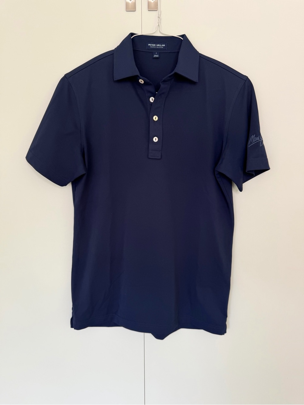 PETER MILLAR Men’s Soul Performance Maui Jim Mesh Polo Navy MEOXK50KH